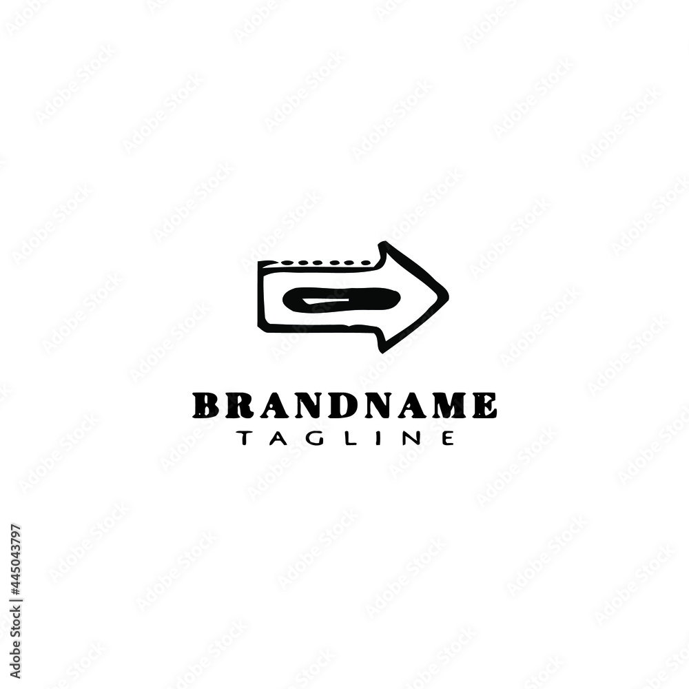hand drawn arrow logo cute icon design template cartoon vector illustration hand drawn arrow logo cute icon design template cartoon vector illustration