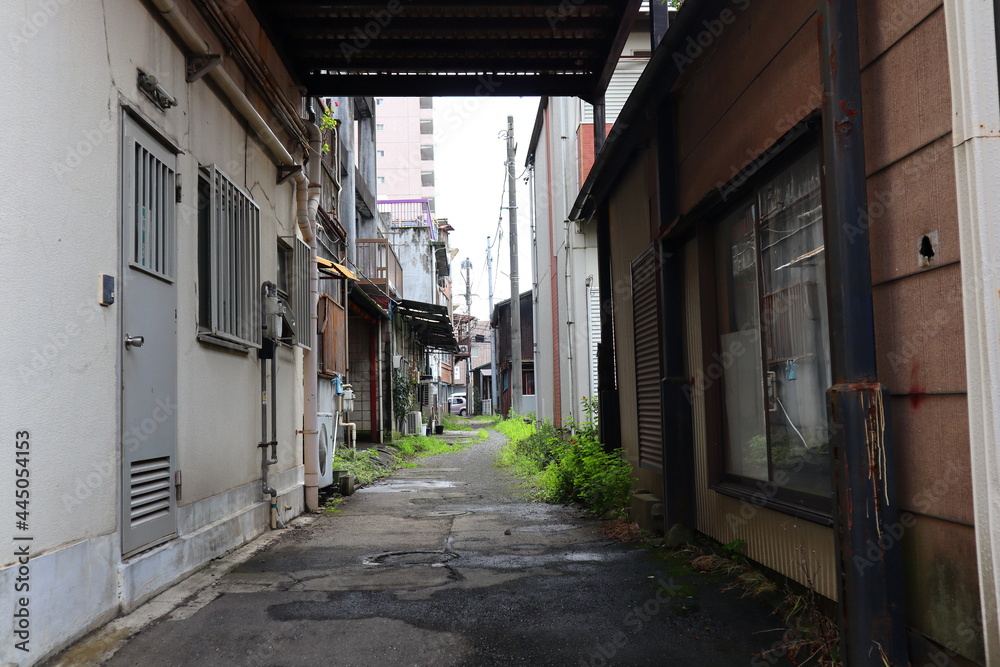 narrow street in the old town narrow street in the old town