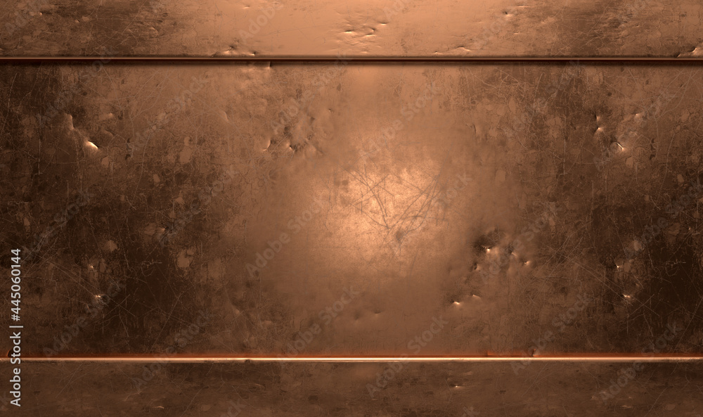 Copper metal scratched grunge background Copper metal scratched grunge background