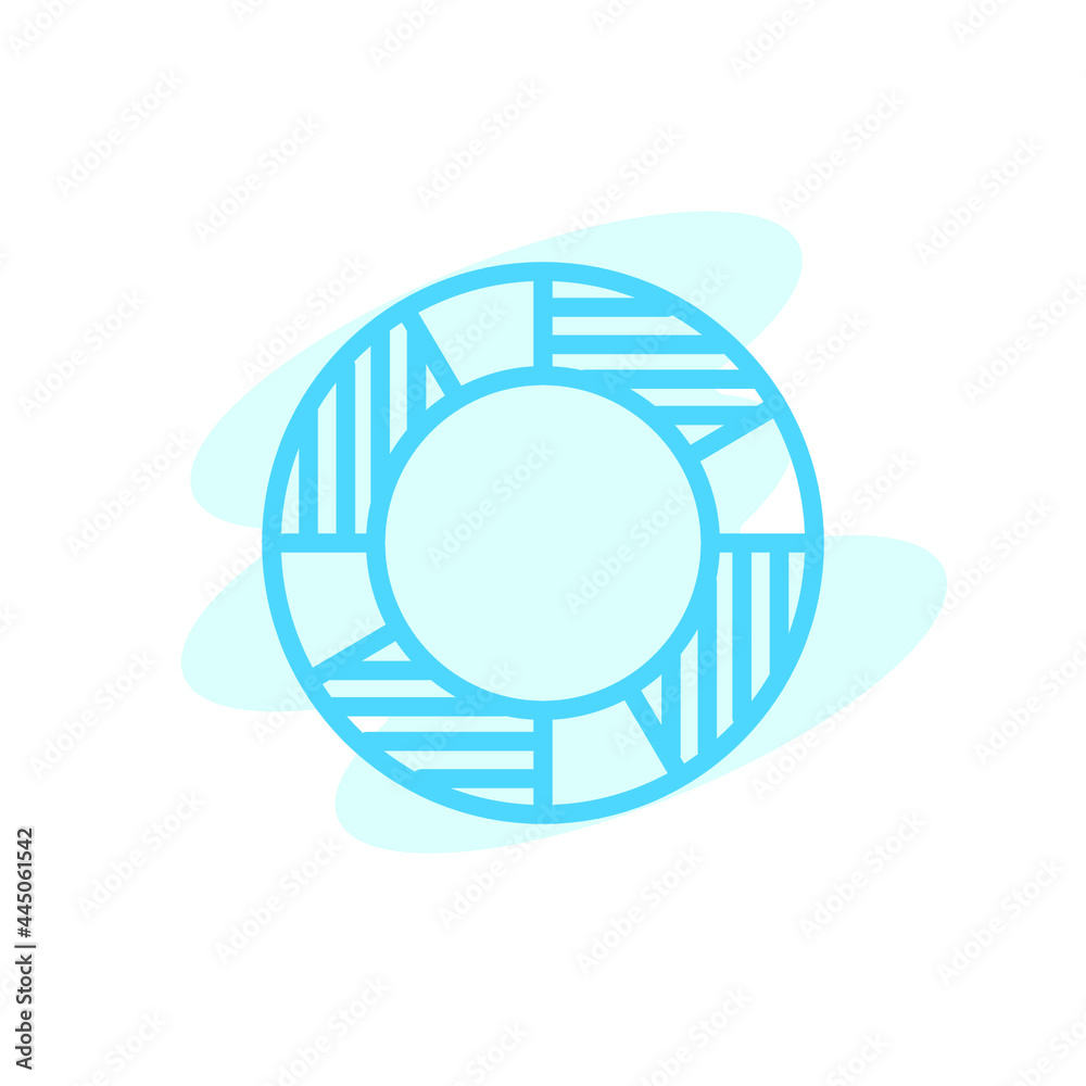 Illustration Vector Graphic of Lifebuoy icon Illustration Vector Graphic of Lifebuoy icon