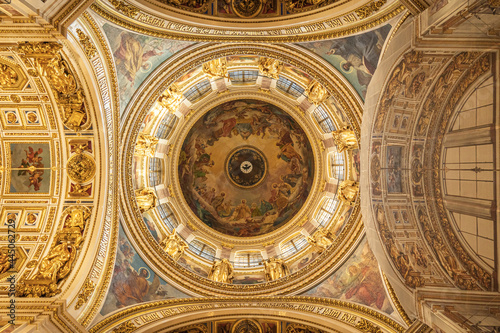 Interior of Saint Isaac s Cathedral  Saint Petersburg  Russia