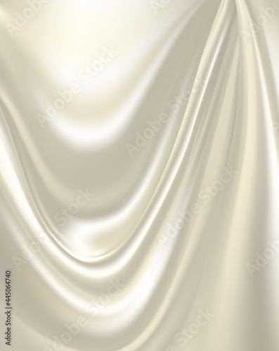 Abstract luxury cloth, liquid wave or wavy folds of grunge silk texture satin velvet material. Silk drapes background for elegant wallpaper.