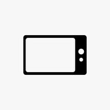 Smart phone Icon Vector Illustration. Flat Icon Mobile Phone, Modern Hand phone Symbol on white background