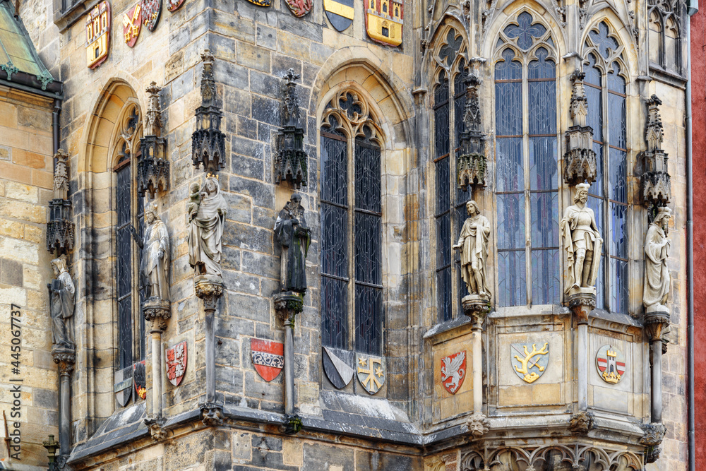 Detail of the Chapel of the Old Town Hall in Prague
