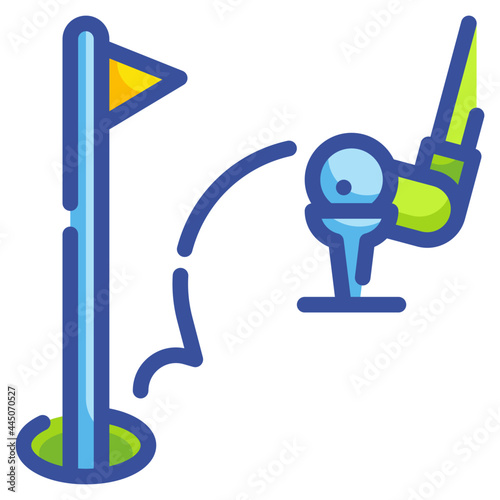golf line icon