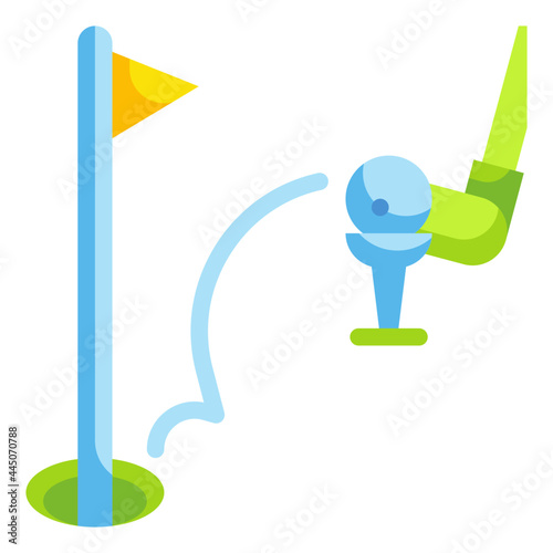 golf flat icon