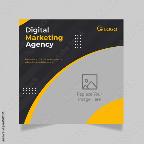 Digital Marketing Social Media Post Template