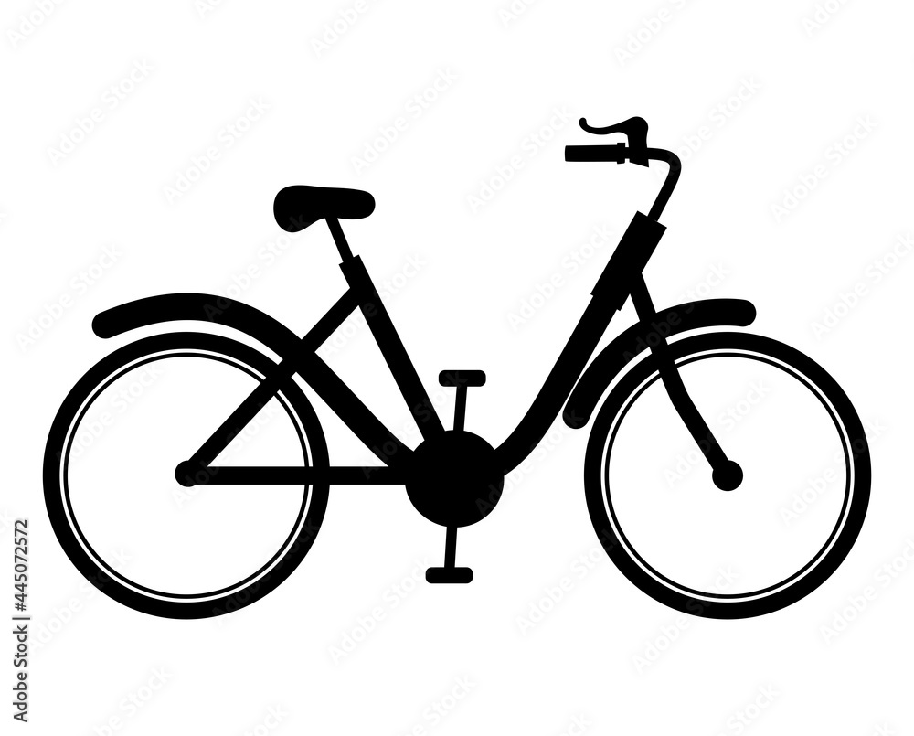 black bike representation black bike representation