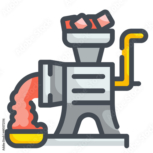 grinder line icon