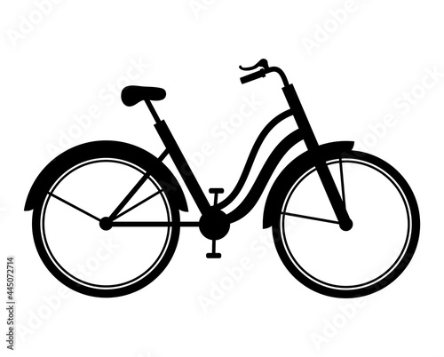 black bike icon