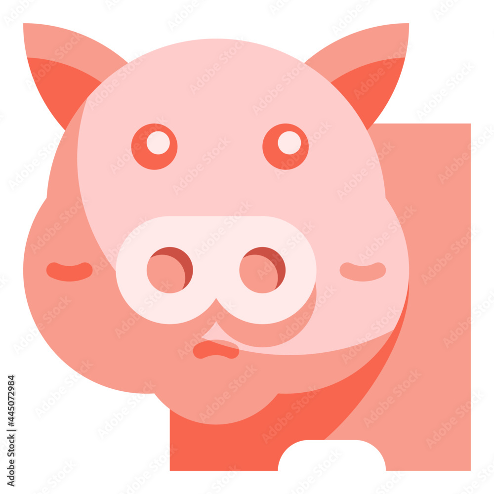 pork flat icon pork flat icon