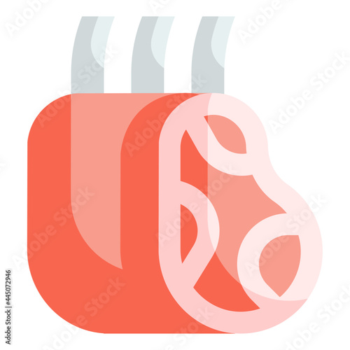 chop flat icon