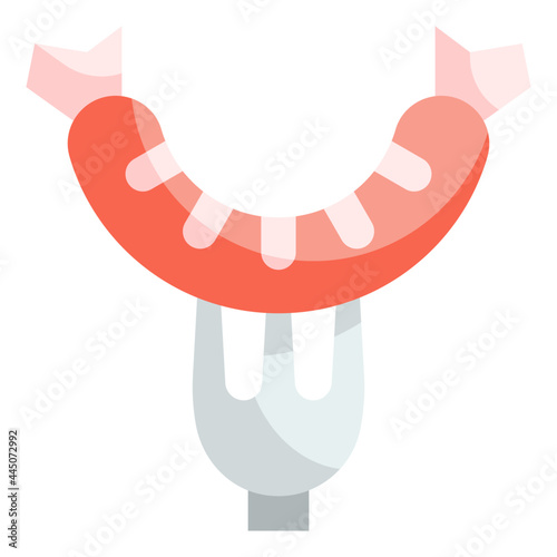sausages flat icon
