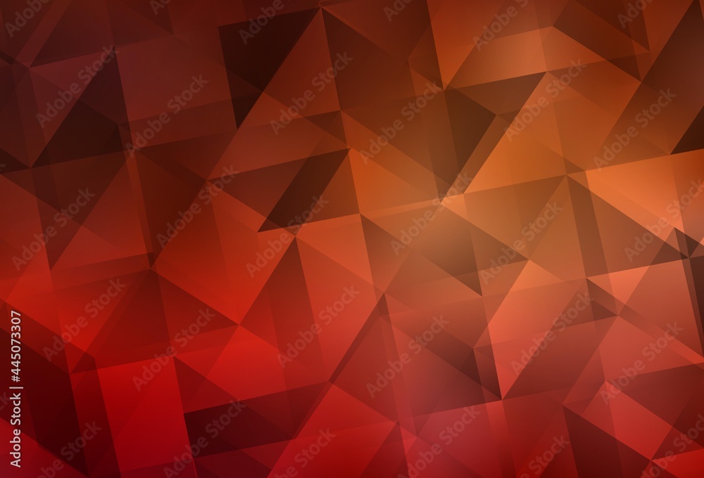 Light Red vector gradient triangles template. Light Red vector gradient triangles template.