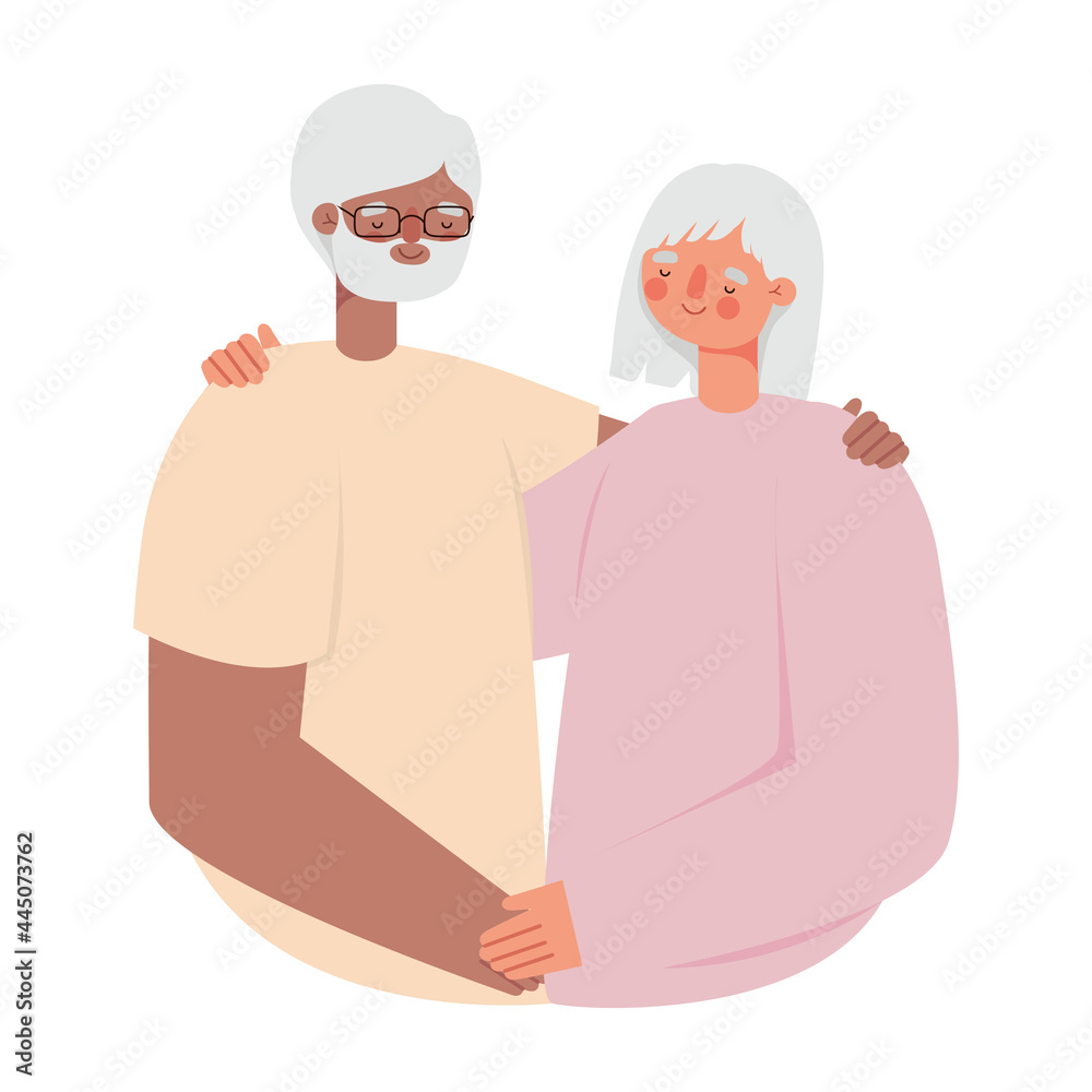 Obraz premium eldery grandparents design