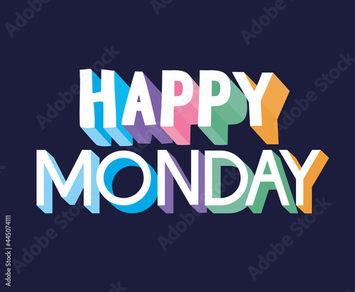 poster of happy monday