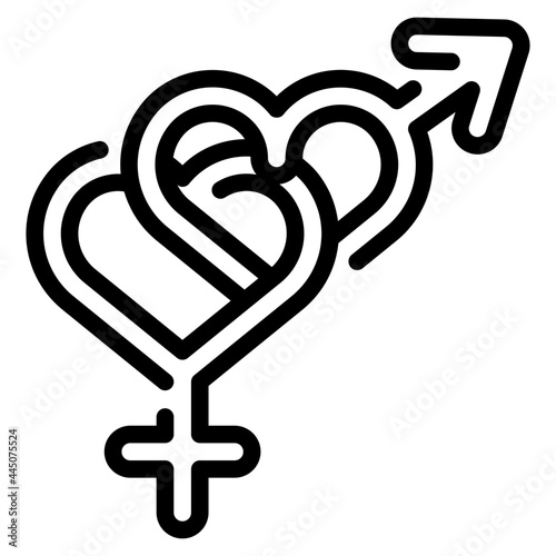 gender outline icon