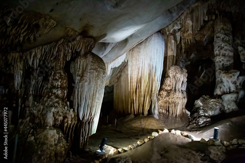 Lawa cave in Kanchanaburi, Thailand photo