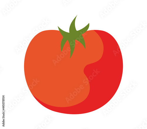 red tomato illustration