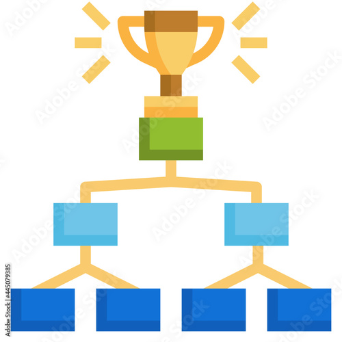 QUARTER FINALS flat icon,linear,outline,graphic,illustration