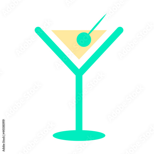 Summer Drink - Amazing flat minimalist lineart vector icon of a summer drink suitable for website, apps, icon, summer asset, and illustration in general - Vector Icons
