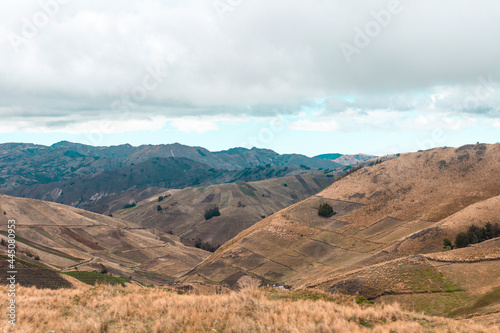 Andes, Ecuador, landscape with mountains