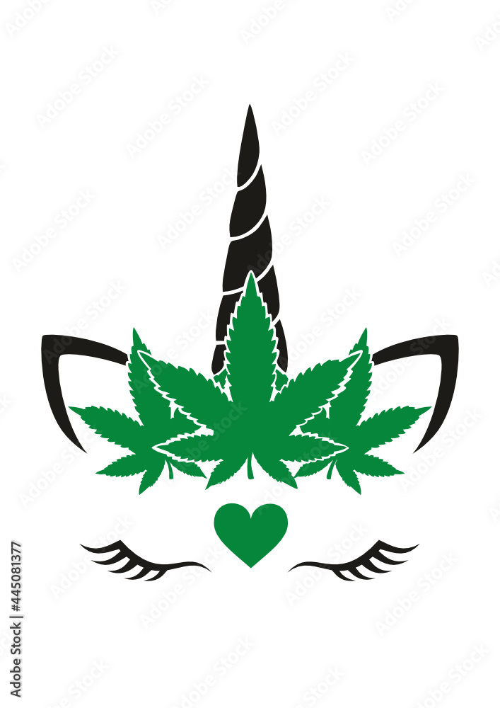 Weed unicorn face, weed unicorn, suitable for layer-by-layer cutting on scream, cactus flower vector Weed unicorn face, weed unicorn, suitable for layer-by-layer cutting on scream, cactus flower vector