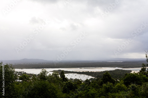 Panoramic view of Noosa from the Lookout, Australia