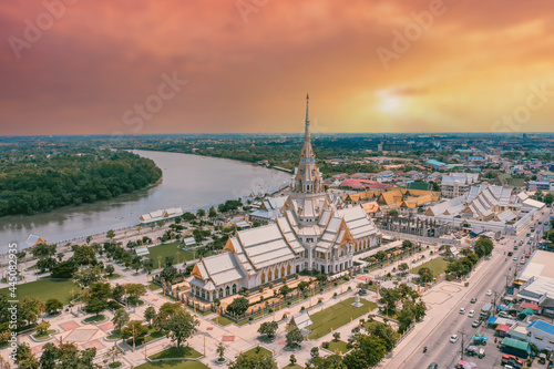 Wat Sothon Wararam Worawihan in Chachoengsao, Thailand photo