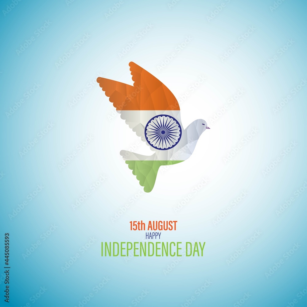 vector illustration for Indian independence day-15 august Stock ...
