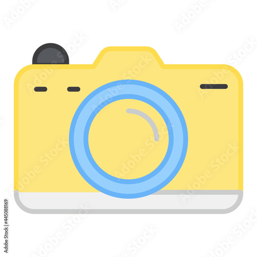 A unique design icon of digital camera