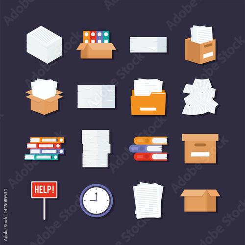 sixteen paperwork items