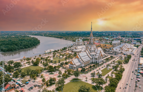 Wat Sothon Wararam Worawihan in Chachoengsao, Thailand photo