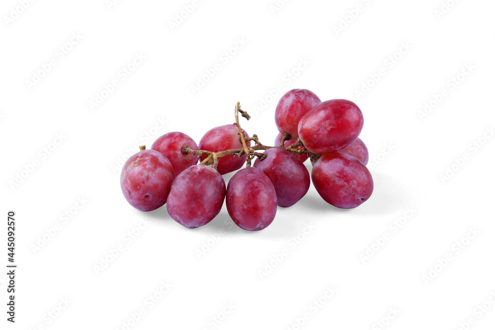 Grapes isolated on a white background