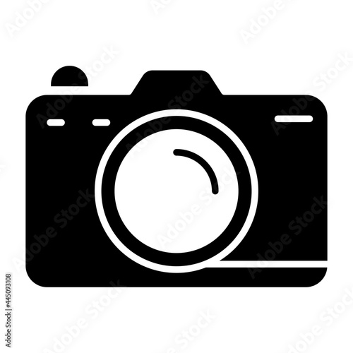 A unique design icon of digital camera