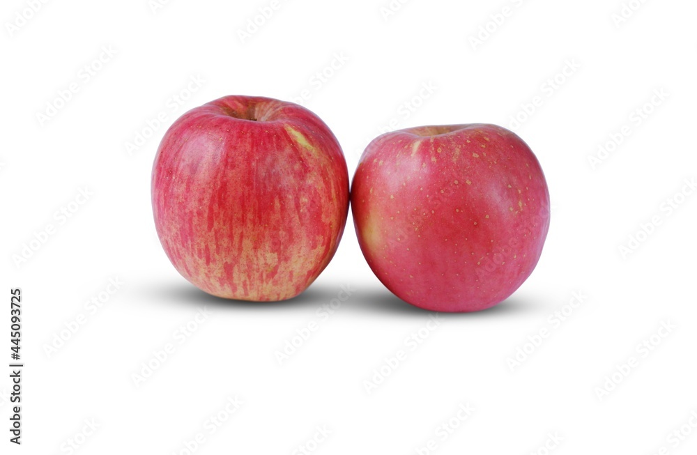 Fuji apple isolated on a white background Fuji apple isolated on a white background