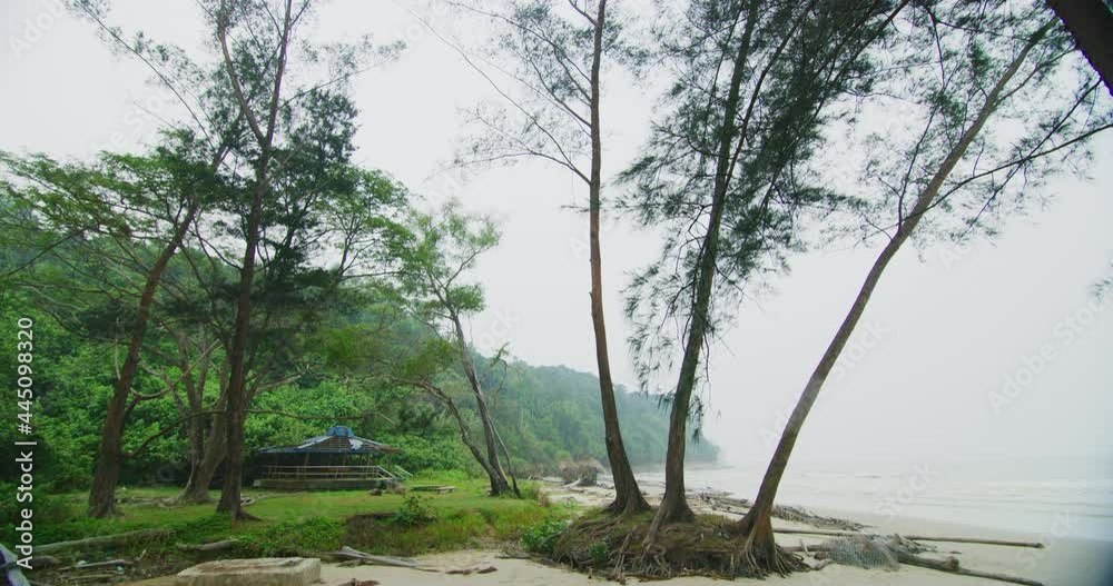 The Tanjong Lobang Beach During Evening Time in Miri, East Malaysia The Tanjong Lobang Beach During Evening Time in Miri, East Malaysia