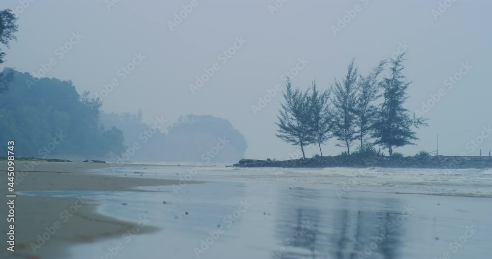 Tanjong Lobang Beach During Evening Time in Miri, East Malaysia Tanjong Lobang Beach During Evening Time in Miri, East Malaysia