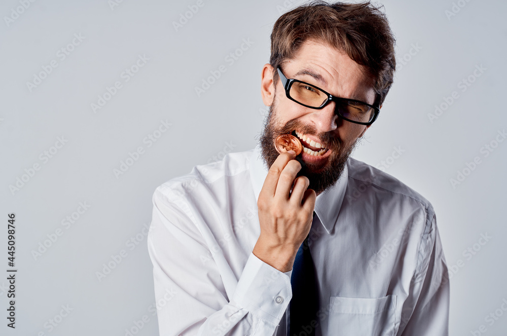 male financier cryptocurrency bitcoin investment economy cash male financier cryptocurrency bitcoin investment economy cash
