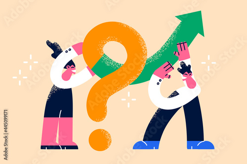 Teamwork, solving problem, collaboration concept