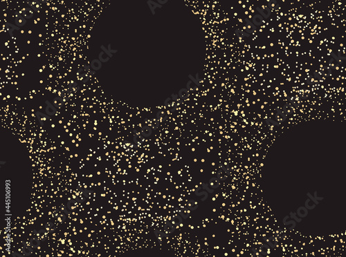 Black hole pattern space universe design, celestial print god black design