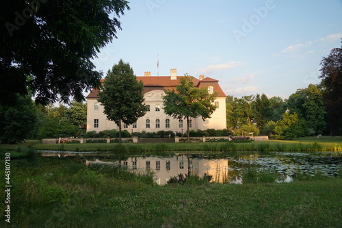 Schloss Branitz im gleichnamigen Park Branitz in Cottbus photo