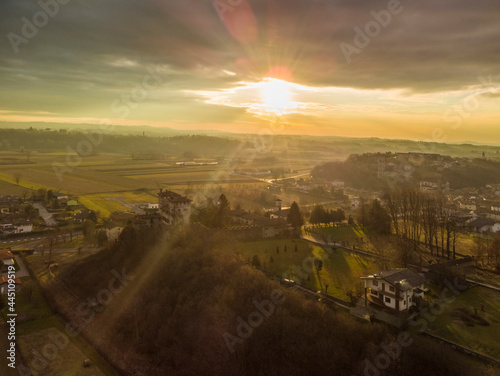 Sunset on the hills