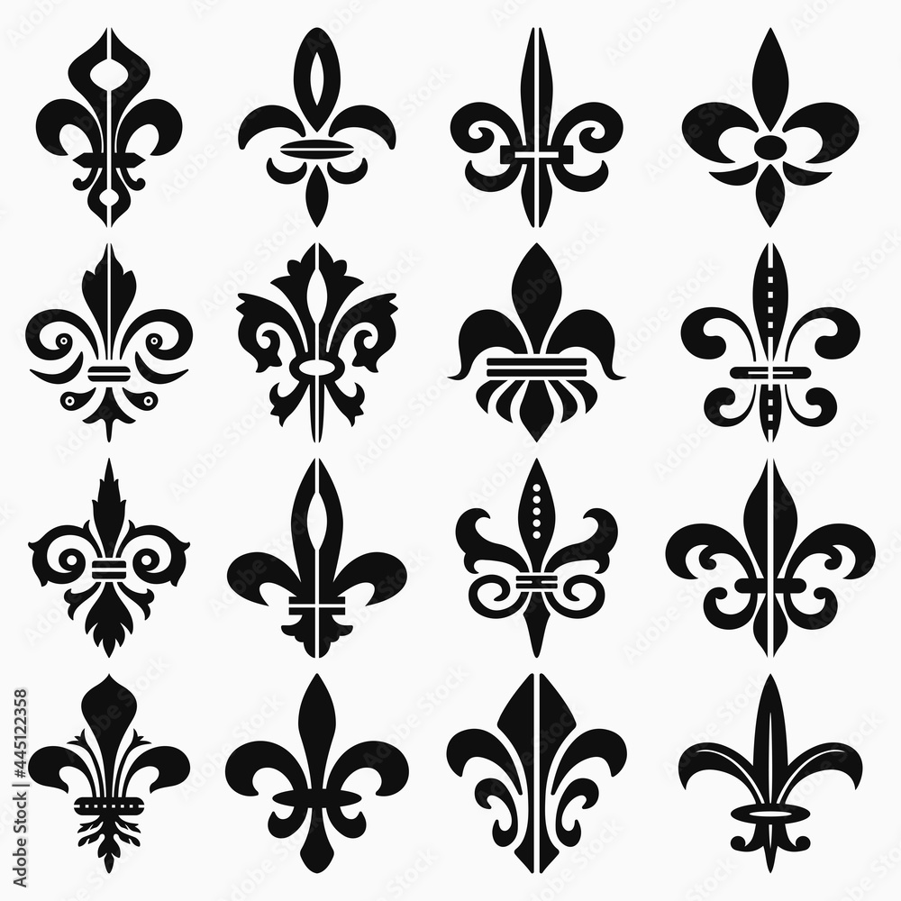 Royal Lily Vector Collection
