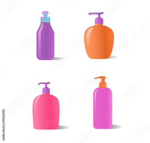 hand sanitizer Antiseptic bottle vector