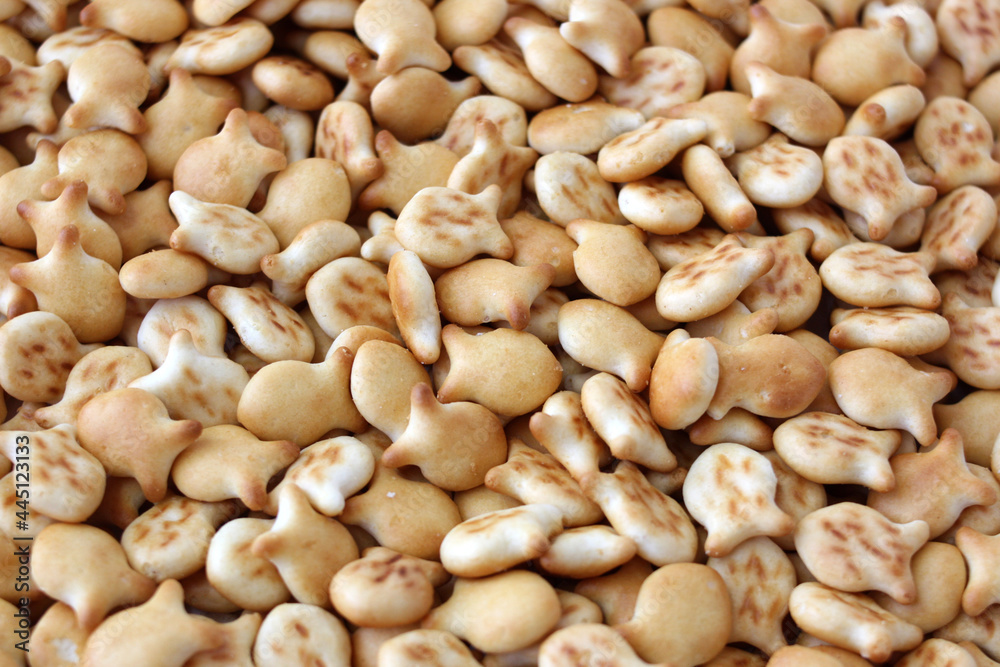 Lots of cookies close up. Salted cracker background. Lots of cookies close up. Salted cracker background.