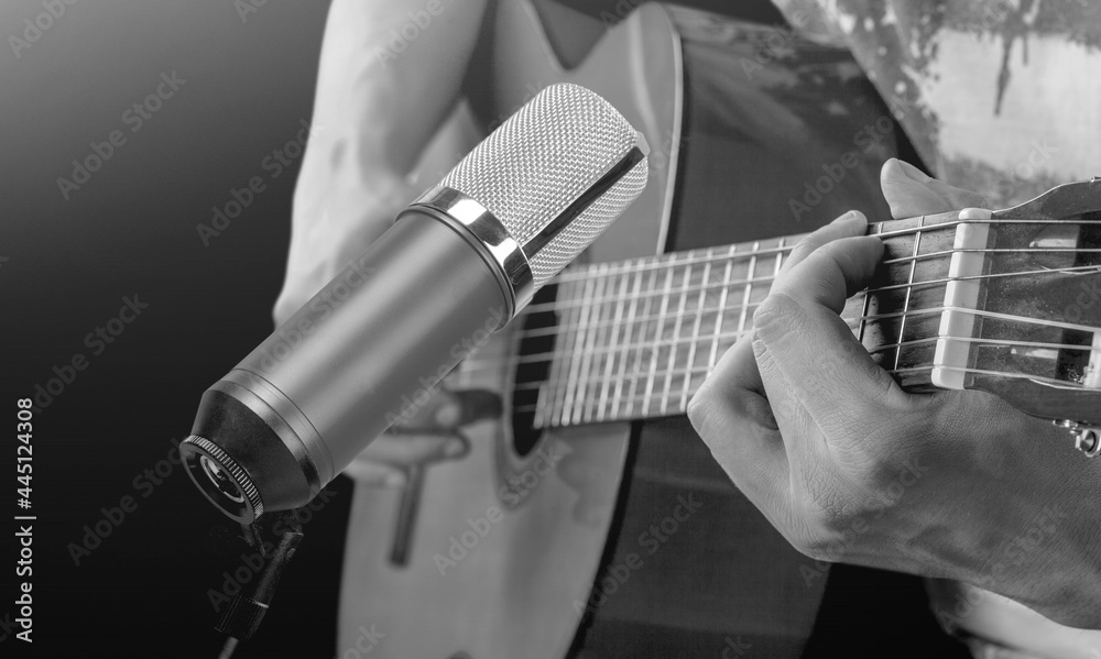 Naklejka premium Guitar.
