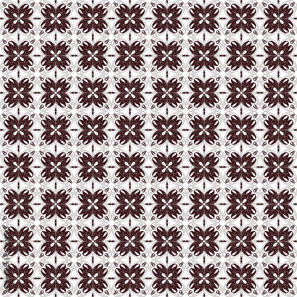 Abstract traditional brown mosaic pattern for background. Abstract traditional brown mosaic pattern for background.