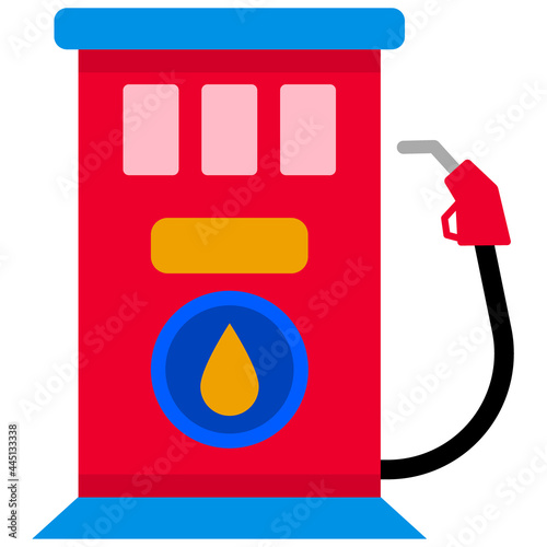 gas station box refueling icon. doodle icon drawing