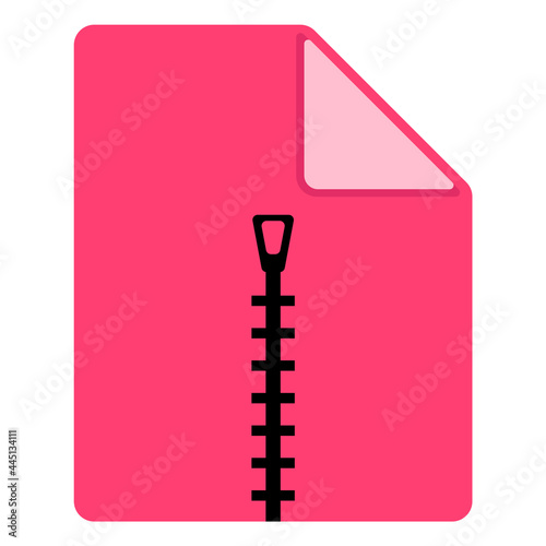 archive zip file compression icon. doodle icon drawing